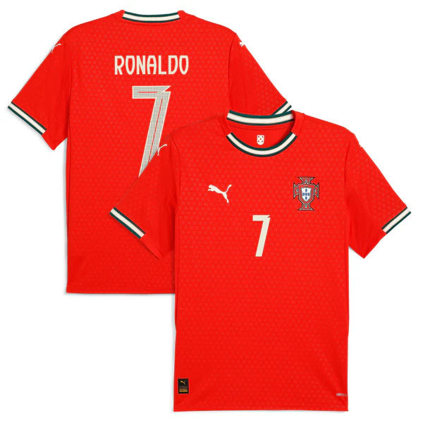 Cristiano Ronaldo 7 Portugal National Team 2025 Home Jersey Red Cristiano Ronaldo 7 Portugal National Team 2025 Home Jersey Red