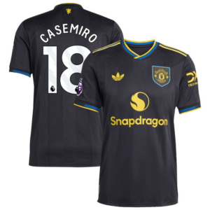 Casemiro 18 Manchester United 2025-26 Third Match Jersey - Black
