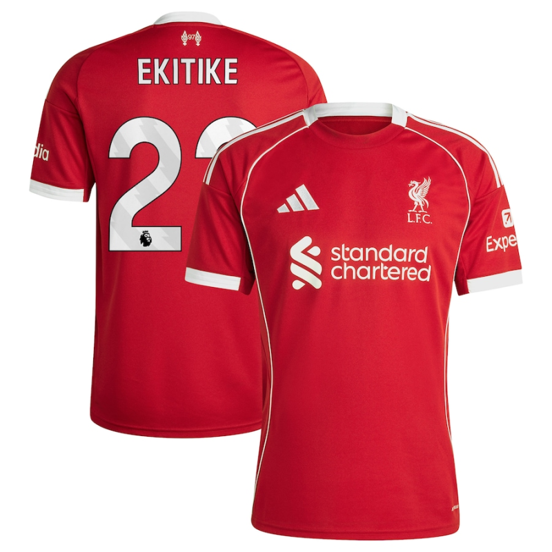 Liverpool 2025-26 EKITIKE 22 Home Jersey – Red – OGASPORTS