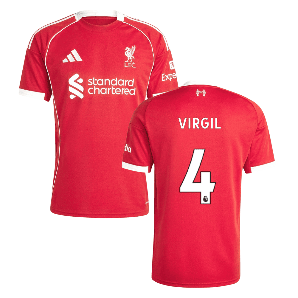 Liverpool 2025 26 VIRGIL 4 Home Jersey Red OGASPORTS