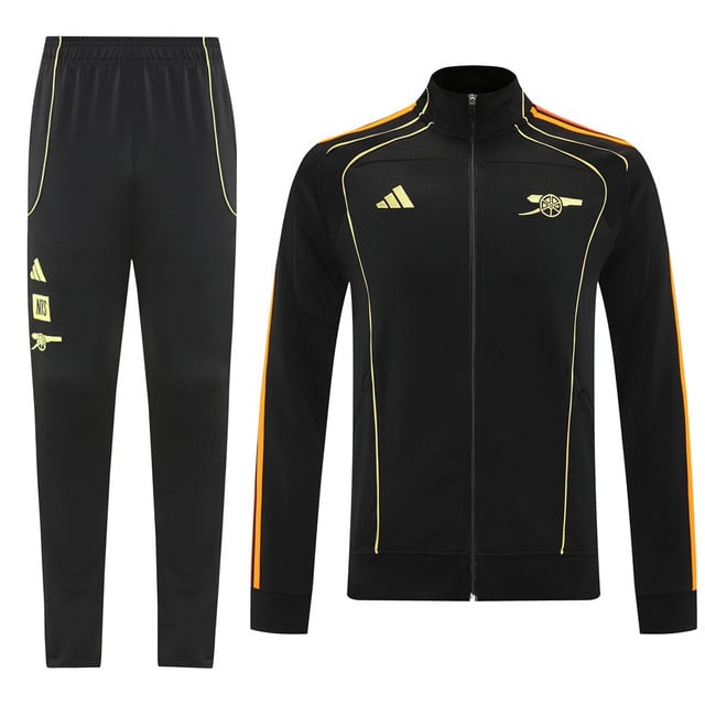 Arsenal 2025-26 Soccer Training Set - Black Three stripes