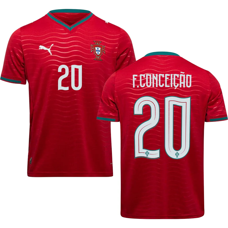 Francisco Conceição #20 Portugal World Cup 2026 Home Jersey - Red
