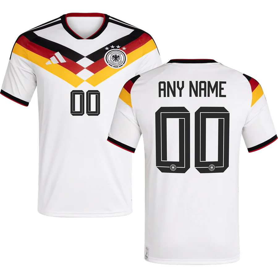Germany World Cup 2026 Home Customize Jersey - White
