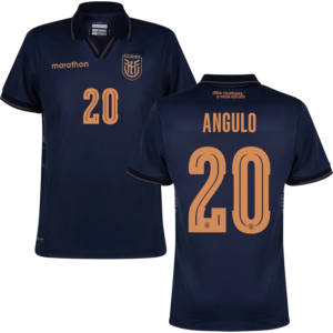 Angulo #20 Ecuador Worldcup 2026 Away Jersey - Blue