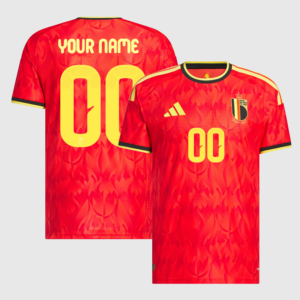Belgium Worldcup 2026 Customize Home Jersey - Red