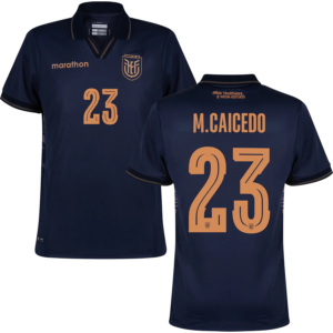 Caicedo #23 Ecuador Worldcup 2026 Away Jersey - Blue