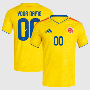Colombia Worldcup 2026 Customize Home Jersey - Yellow