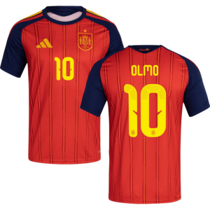Dani Olmo #10 Spain 2026 Home Jersey - Red