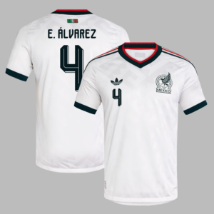 Edson Álvarez #4 Mexico Worldcup 2026 Away Jersey - White