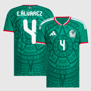 Edson Álvarez #4 Mexico Worldcup 2026 Home Jersey - Green