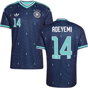 Karim Adeyemi #14 Germany Worldcup 2026 Away Jersey - Blue