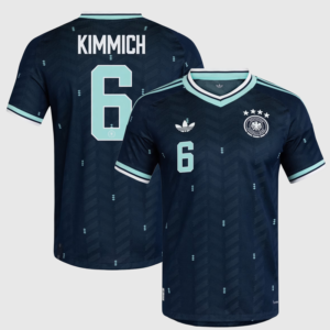 Kimmich #6 Germany Worldcup 2026 Away Jersey - Blue