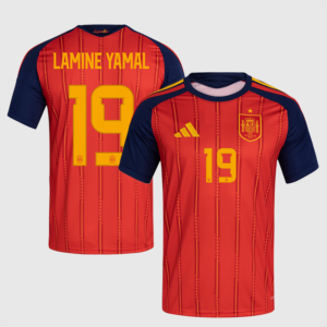 Lamine Yamal #19 Spain Worldcup 2026 Home Jersey - Red
