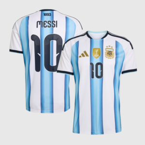 Messi #10 Argentina Worldcup 2026 Home Jersey - White blue