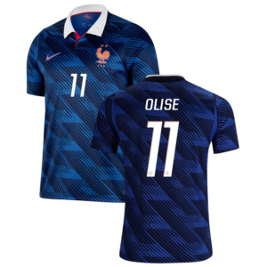 Olise #11 France Worldcup 2026 Home Jersey - Blue