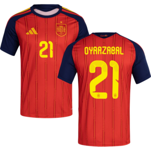 Oyarzabal #21 Spain 2026 Home Jersey - Red