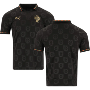 Portuga Worldcup 2026 Black Panther Away Jersey - Black