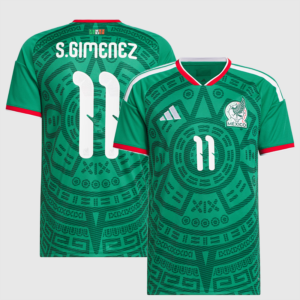 Santiago Giménez #11 Mexico Worldcup 2026 Home Jersey - Green