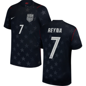 USMNT Reyna #7 USA 2026 Away Jersey - Blue
