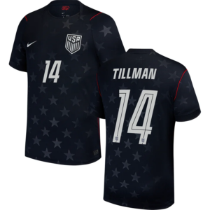 USMNT Tillman #14 USA 2026 Away Jersey - Blue