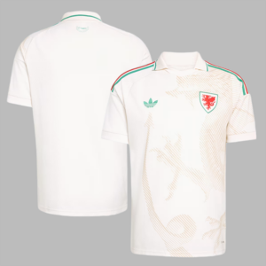 Wales Worldcup 2026 Away Jersey - White
