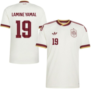 Lamine Yamal #19 Spain Worldcup 2026 Away Jersey - White