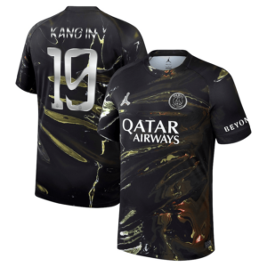 Lee Kang In #19 Paris Saint-Germain 2026 Jordan Night Jersey - Black