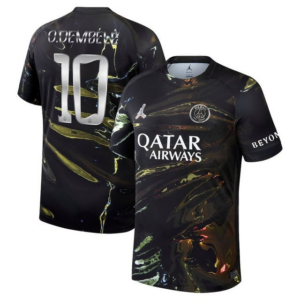 Ousmane Dembélé #10 Paris Saint-Germain 2026 Jordan Night Jersey - Black