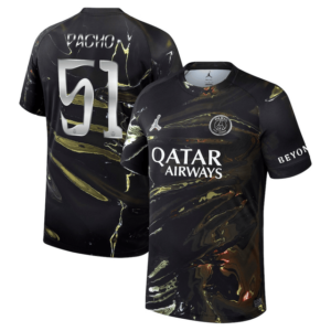 Pacho #51 Paris Saint-Germain 2026 Jordan Night Jersey - Black