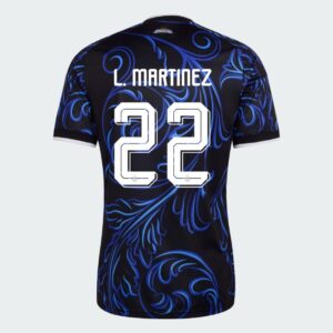 L. MARTINEZ #22 Argentina Worlcup 2026 Away Jersey - Blue