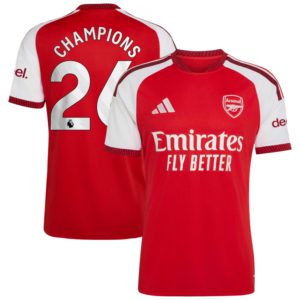 Arsenal Champions 2026 Home Jersey - Red