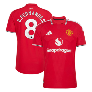 B.Fernandes #8 Manchester United 2026/27 Home Jersey - Red