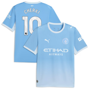 Cherki #10 Manchester City 2026/27 Home Jersey - Blue