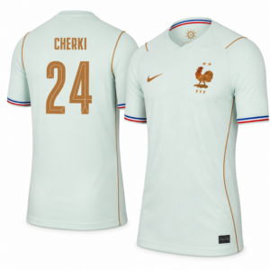 Cherky #24 France Worlcup 2026 Away Jersey - Mint