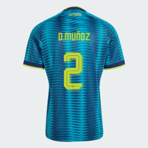 D.MUÑOZ #2 COLOMBIA Worlcup 2026 Away Jersey - Blue
