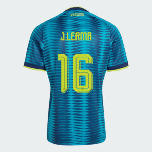 J.LERMA #16 COLOMBIA Worlcup 2026 Away Jersey - Blue
