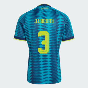 J.LUCUMI #3 COLOMBIA Worlcup 2026 Away Jersey - Blue