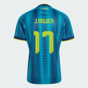 J.MOJICA #17 COLOMBIA Worlcup 2026 Away Jersey - Blue