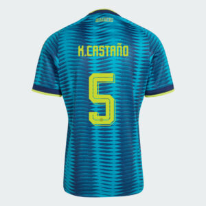 K.CASTAÑO #5 COLOMBIA Worlcup 2026 Away Jersey - Blue