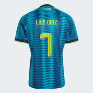 LUIS DIAZ #7 COLOMBIA World Cup 2026 Away Jersey - Blue