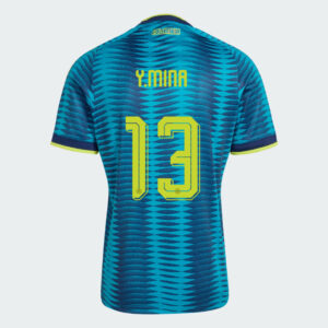 Y.MINA #13 COLOMBIA Worlcup 2026 Away Jersey - Blue