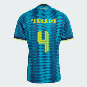 Y.MOSQUERA #4 COLOMBIA Worlcup 2026 Away Jersey - Blue