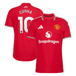 Cunha #10 Manchester United 2026/27 Home Jersey - Red