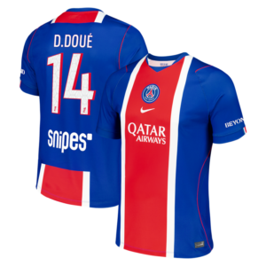 D.Doué #14 PSG 2026/27 Home Jersey - Blue