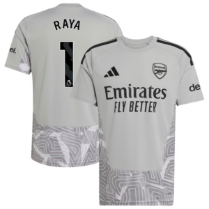 David Raya #1 Arsenal 2026/27 Goalkeeper Jersey - Grey