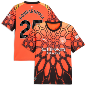 Donnarumma #25 Manchester City 2026/27 Goalkeeper Jersey - Orange