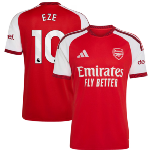 Eze #10 Arsenal 2026/27 Home Jersey - Red