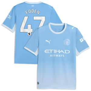 Foden #47 Manchester City 2026/27 Home Jersey - Blue