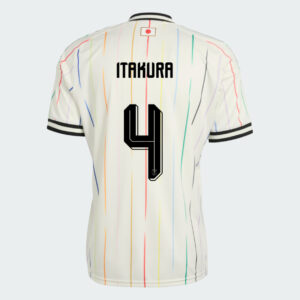 ITAKURA #4 JAPAN World Cup 2026 Away Jersey - White
