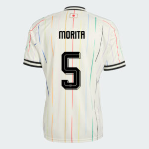 Morita #5 JAPAN Worlcup 2026 Away Jersey - White